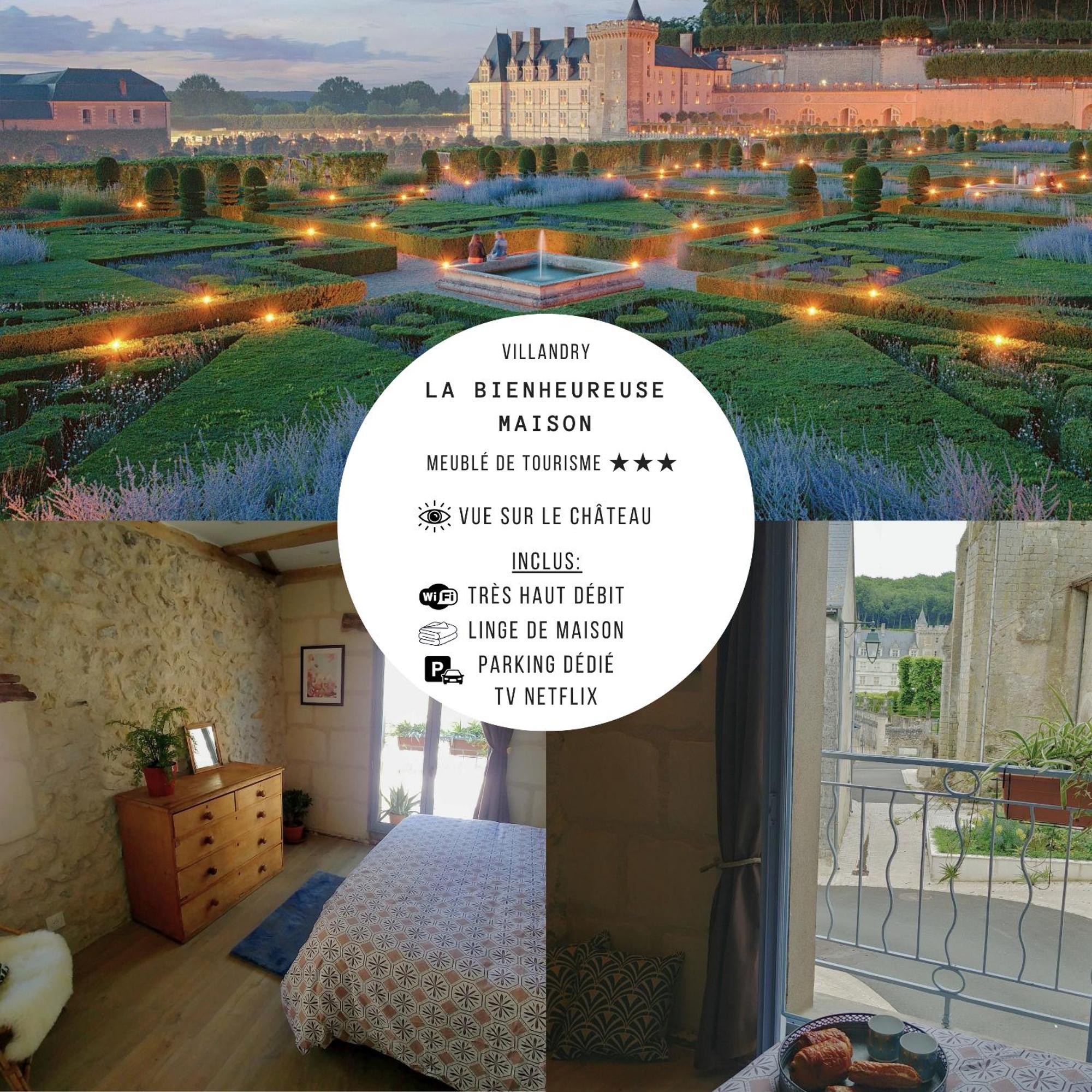 Vue sur Château, Charmante maison au cœur de Villandry Exterior foto